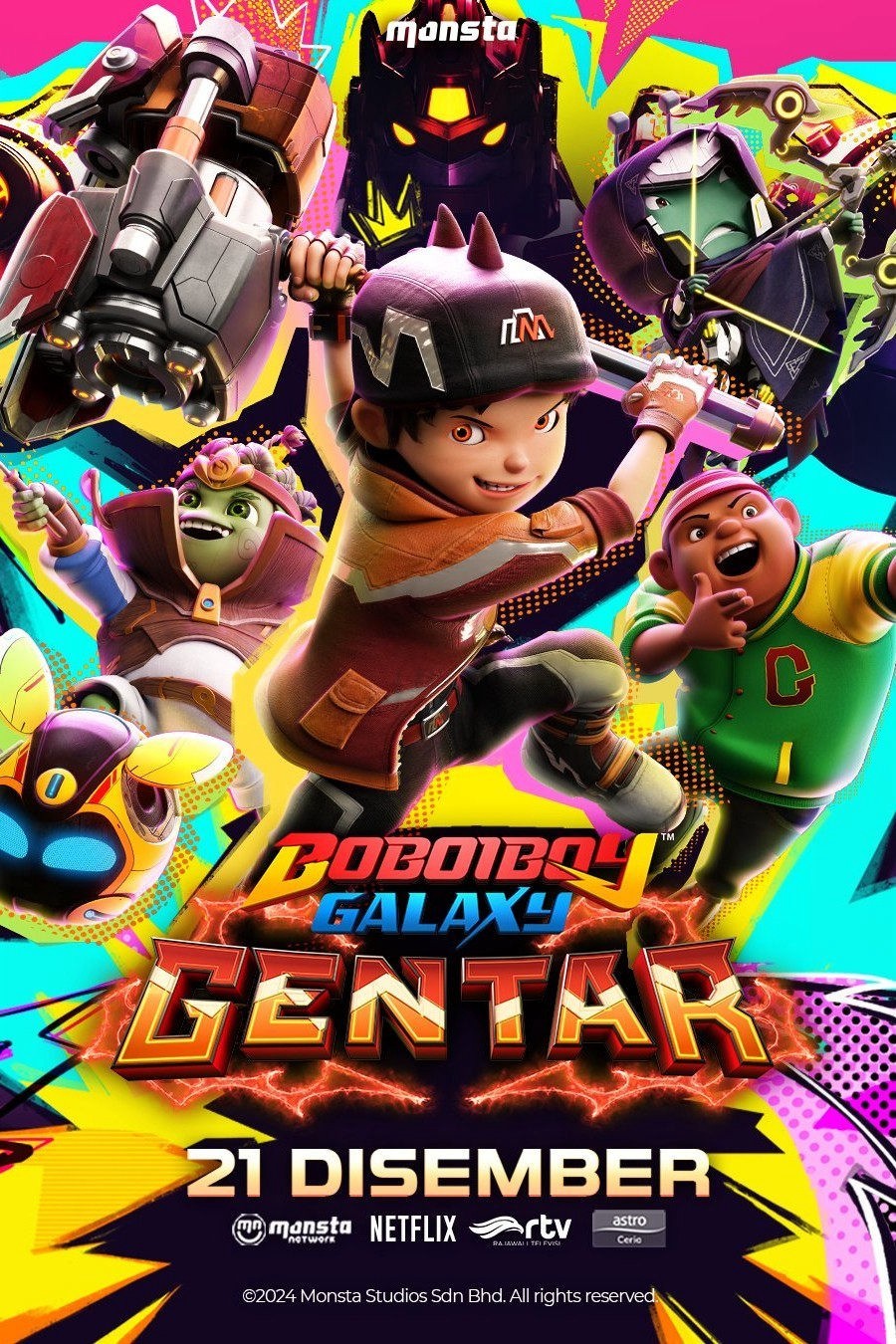 Xem phim Boboiboy Galaxy Gentar (Phần 4)